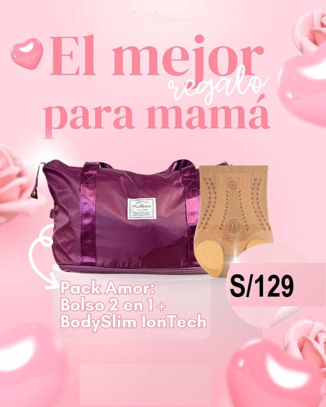 BOLSA 2 EN 1 / FELIZ DIA DE LA MADRE